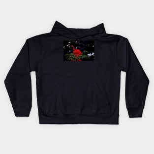 Scarlet Ibis Kids Hoodie